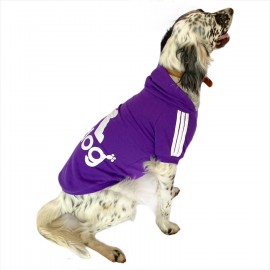 Adidog Purple Hoodie Kapşonlu Sweatshirt Orta ve Büyük Irklar İçin