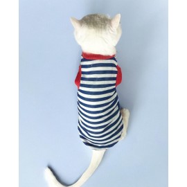 Nautical Summer Atlet Kedi Kıyafeti Kedi Elbisesi