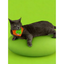 Green Bunny Kedi Bandana, Fular, Kedi Kıyafeti Kedi Elbisesi, Kedi Tasması